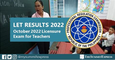 let result october 2022|LET RESULT: October 2022 teachers board exam list .